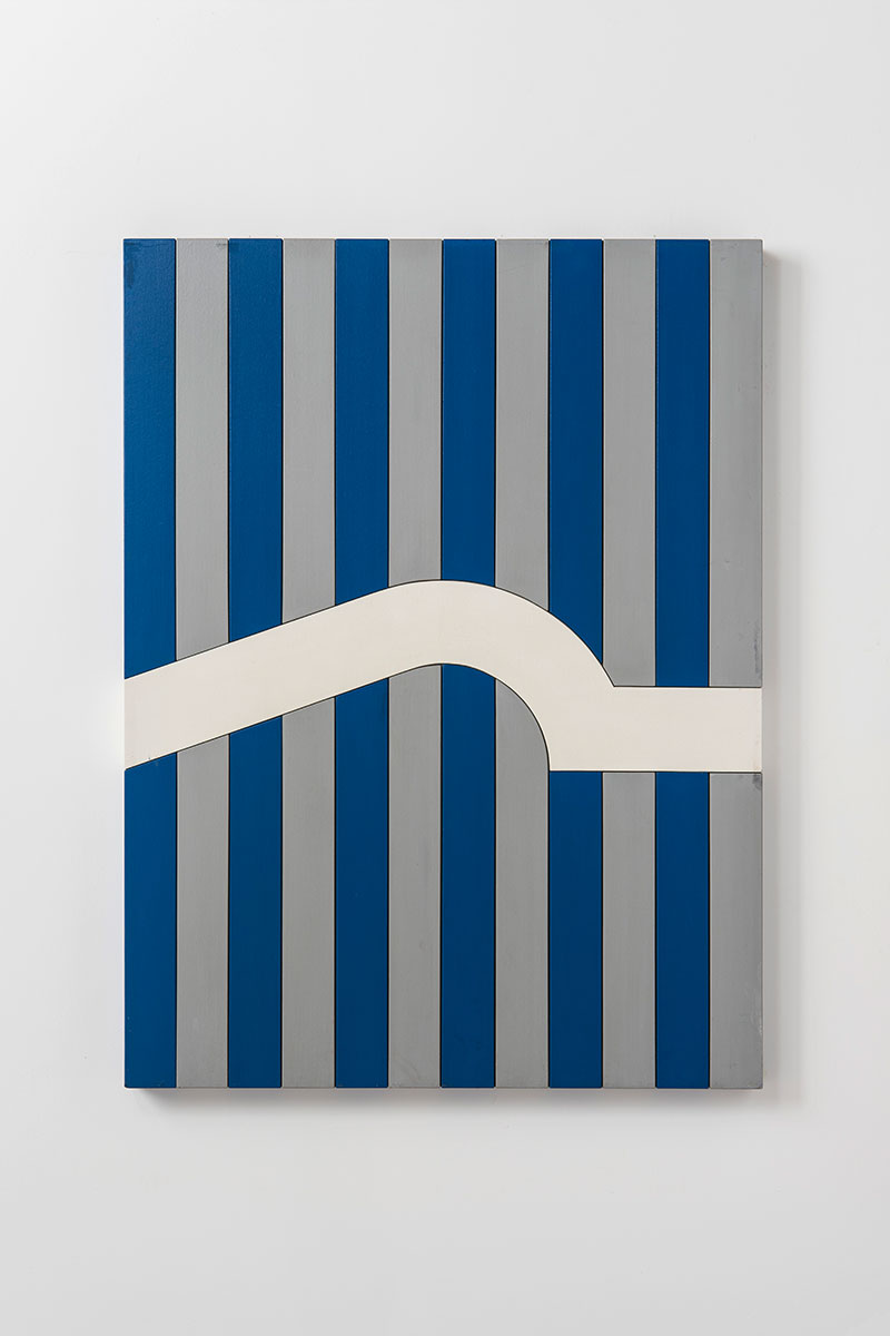 kunsthalle mannheim fritz schwegler Holzbild EN 1782 v. 10.5.68 "Weiß liegend"