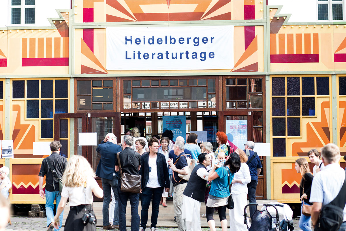 heidelberger literaturtage 2022 spiegelzelt uniplatz